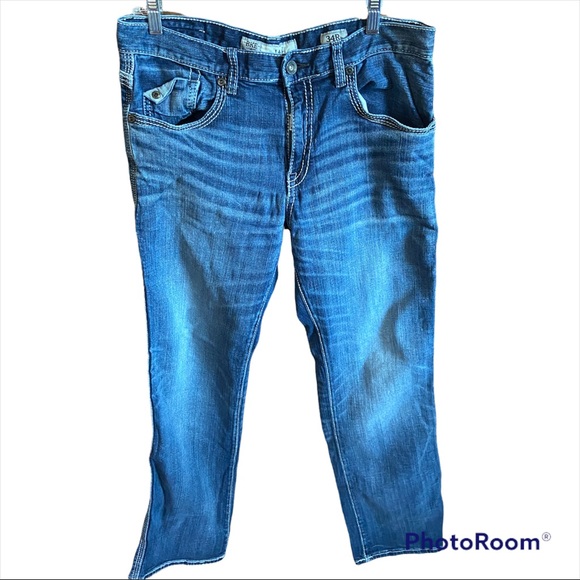 Bke Buckle Jeans Jake Mens Size 34r 